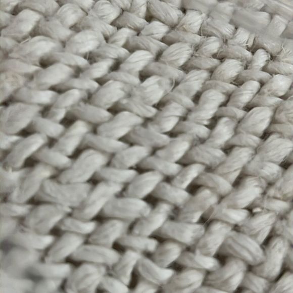 PB Faye Textured Linen Floor Pillow Cover, 30” x 30” Ivory - Picture 4 of 7